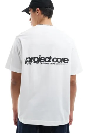 JACK & JONES Oversized t-shirt with text backprint in