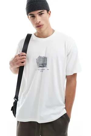 JACK & JONES Oversized t-shirt with chest print in