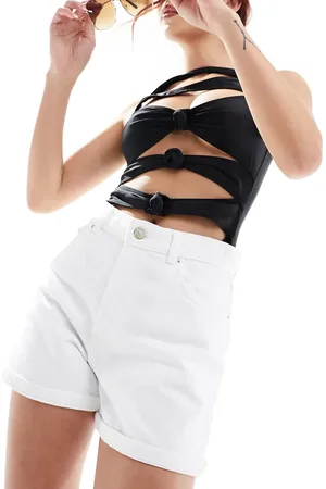 Pull&Bear High waisted denim Mom short in