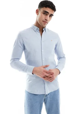 Farah Steen long sleeve oxford shirt in
