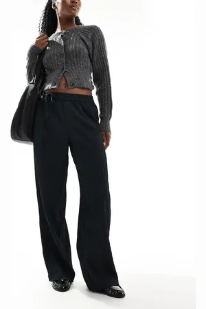 AWARE Textured relaxed trousers in