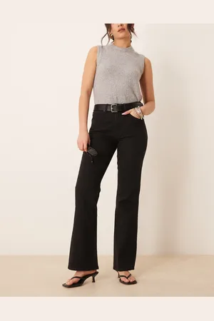 Gina Tricot Mid rise bootcut flare stretch jeans in clean