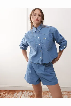 Wrangler Co-ord pleated short in candy