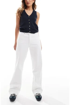 Stradivarius D92 denim straight jeans in