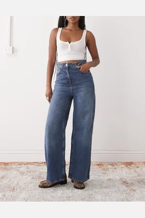 Reclaimed Baggy jean in mid western wash