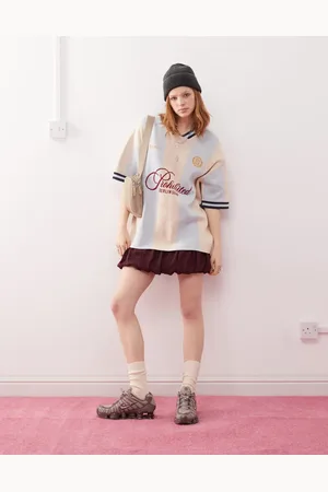 Prohibited Knitted short sleeve jumper in