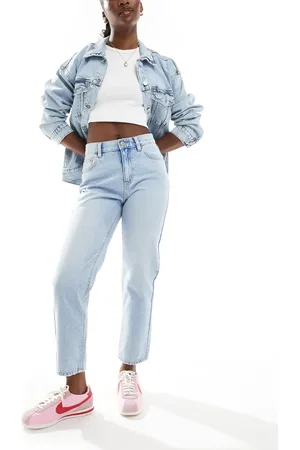Pull&Bear High rise mom jean in mid
