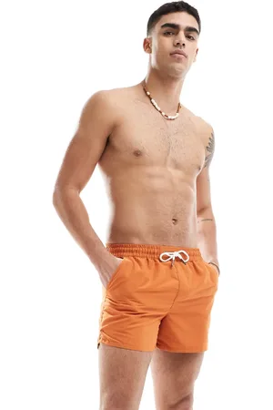 Aray Plain swim shorts in rust