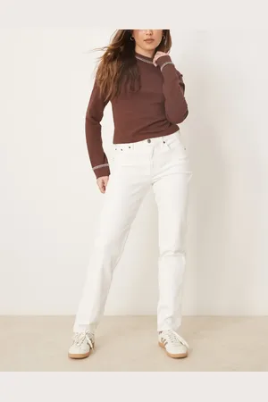 Abercrombie & Fitch Mid rise straight jeans in