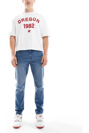 Only & Sons Slim jeans in mid wash