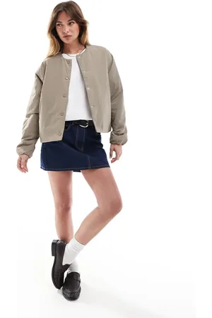 ONLY Crew neck padded jacket in light