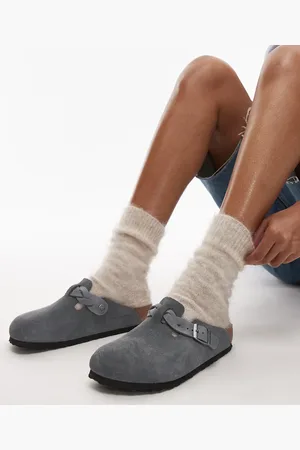 Birkenstock Braided Boston clog in basalt