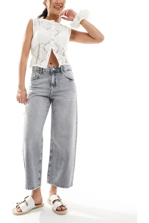 Pull&Bear Mid rise cropped jean in