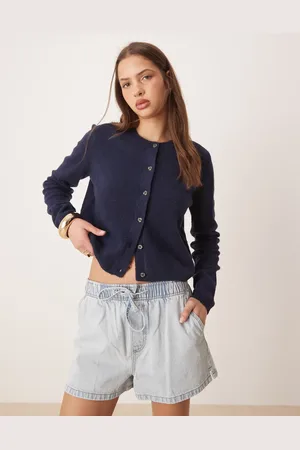 JDY Crew neck cardigan with wool in