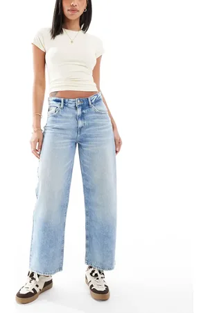 Pull&Bear Mid rise cropped jean in light