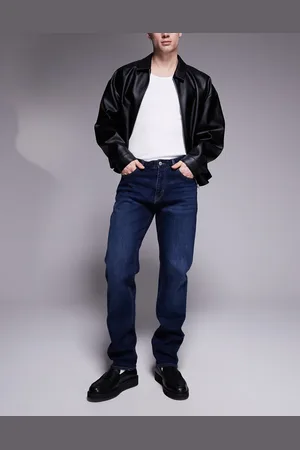 Armani Exchange Straight leg jeans in dark wash