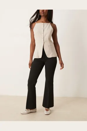 Abercrombie & Fitch Low rise bootleg trousers in