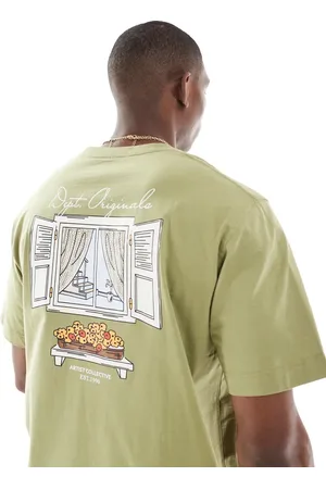 JACK & JONES Oversized t-shirt with backprint window in