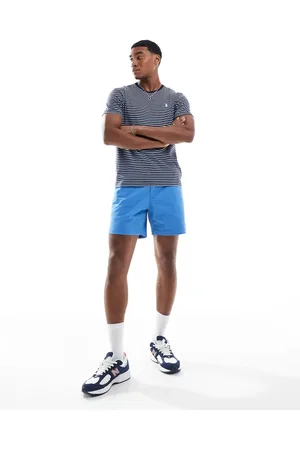 Ralph Lauren Prepsters icon logo twill shorts in mid