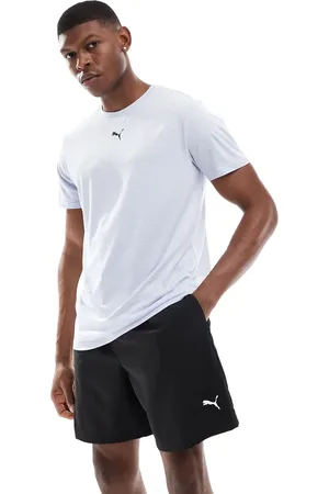 PUMA Essentials t-shirt in light blue marl