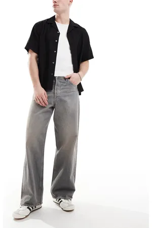JACK & JONES Dave wide fit jeans in vintage wash