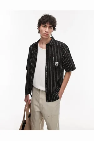 Carhartt Drewe short sleeve heart stripe shirt in