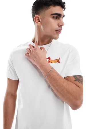 Farah Devon t-shirt in with archive dog print