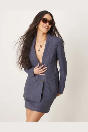 ASOS Tailored denim look blazer co-ord