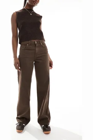 Stradivarius D92 wide leg dad jean in