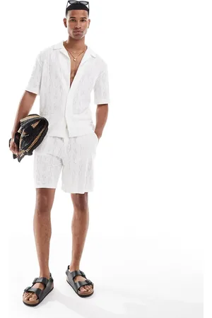 Sixth June Co-ord textured shorts in