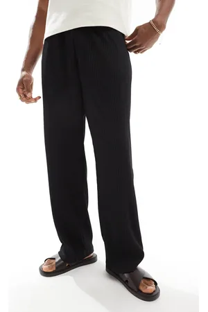 JACK & JONES Loose fit plisse jogger in