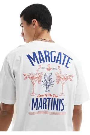 Only & Sons Relaxed fit t-shirt with Margate back print in