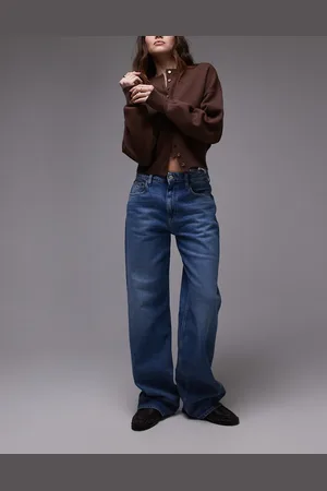 Tommy Hilfiger Mia mid rise relaxed straight jeans in mid wash
