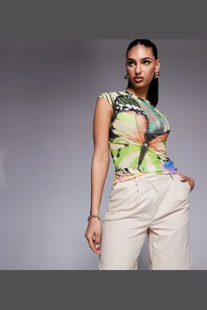 Kaiia Exclusive tailored longline shorts in beige