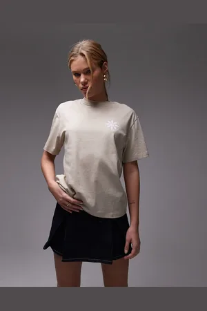 Carhartt Senses t-shirt with back print in beige