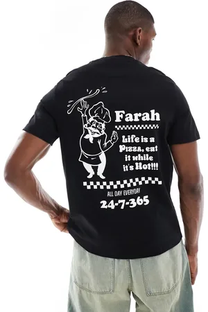 Farah Powis graphic back t-shirt in