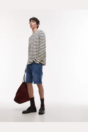 Lacoste Denim shorts in darkwash