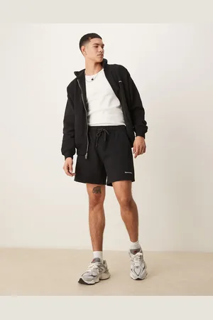 Abercrombie & Fitch Co-ord logo drawstring fleece shorts in