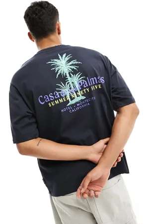 Only & Sons Oversized case delas palmas t-shirt in