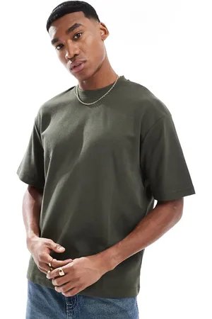 SELECTED Oversized heavy weight 220gsm t-shirt in