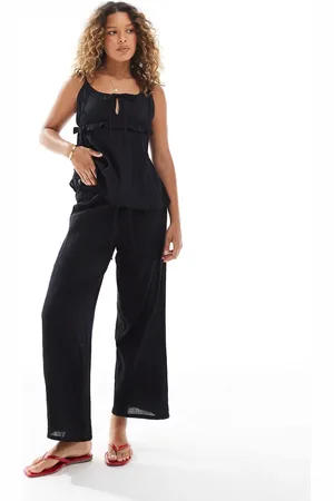 Esmée Esmee Exclusive drawstring beach trouser co-ord in