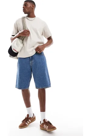 JACK & JONES Baggy denim shorts in mid