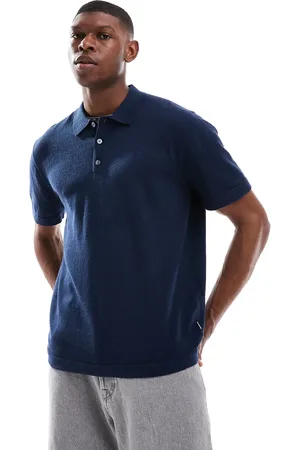 JACK & JONES Relaxed knit polos in