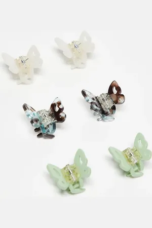Sui Ava 6 pack tiny butterfly hair claws in