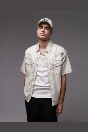 Dickies River ranch western work shirt in off