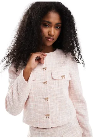 Miss Selfridge Co-ord tailored jacket in light