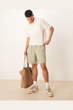 Abercrombie & Fitch Drawstring terry jogger shorts in