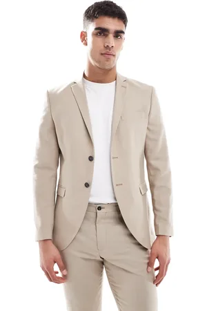 JACK & JONES Super slim suit jacket in beige