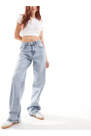 Noisy May Josie high waisted baggy jean in light wash