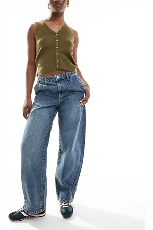 Cotton On Cotton On barrel leg jean in dusk
